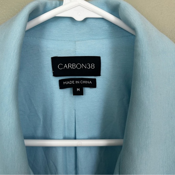 Carbon38 Oversized Blazer with Cuffs - Quiet Tide‎ blue medium women’s - Picture 7 of 12